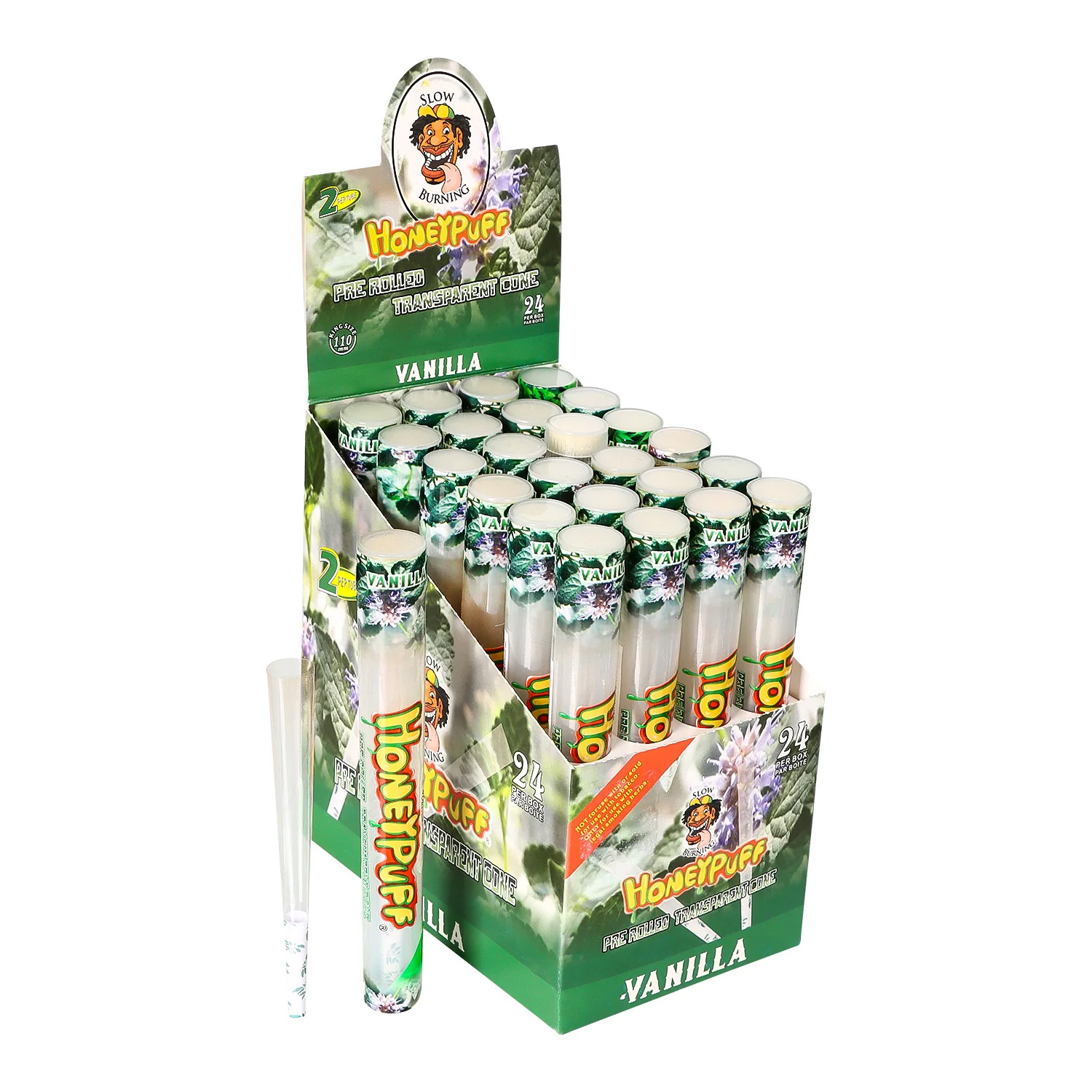 Конусы HoneyPuff Vanilla 1¼ 2 шт