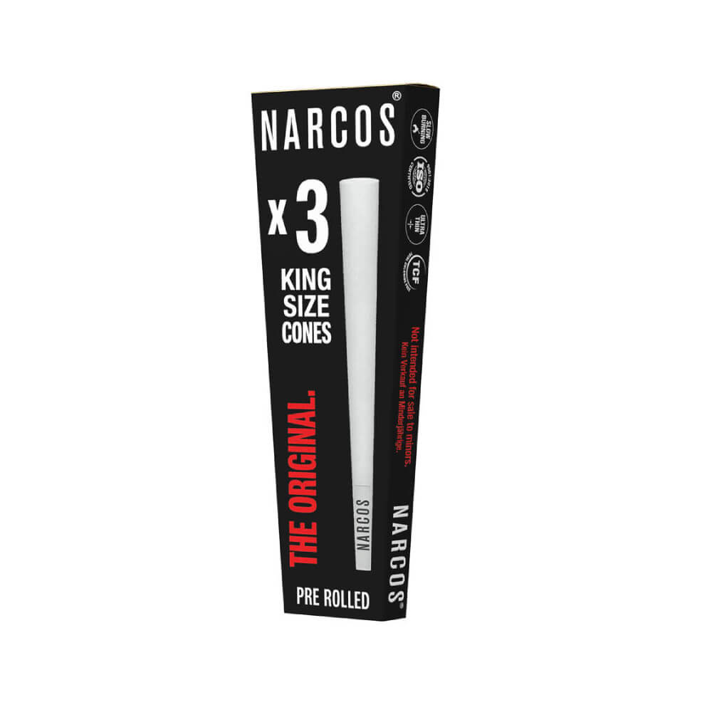 Конусы Narcos King Size White Edition 3 шт
