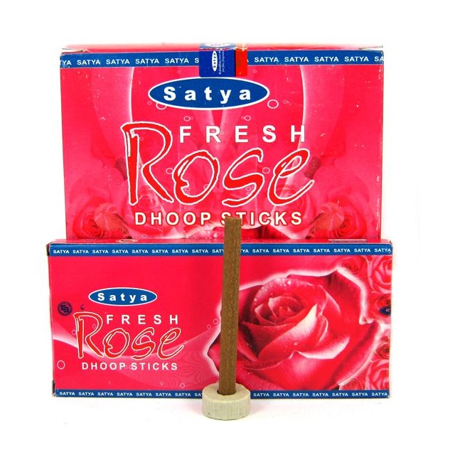 Благовония безосновные Satya Fresh Rose (Роза) 30 гр