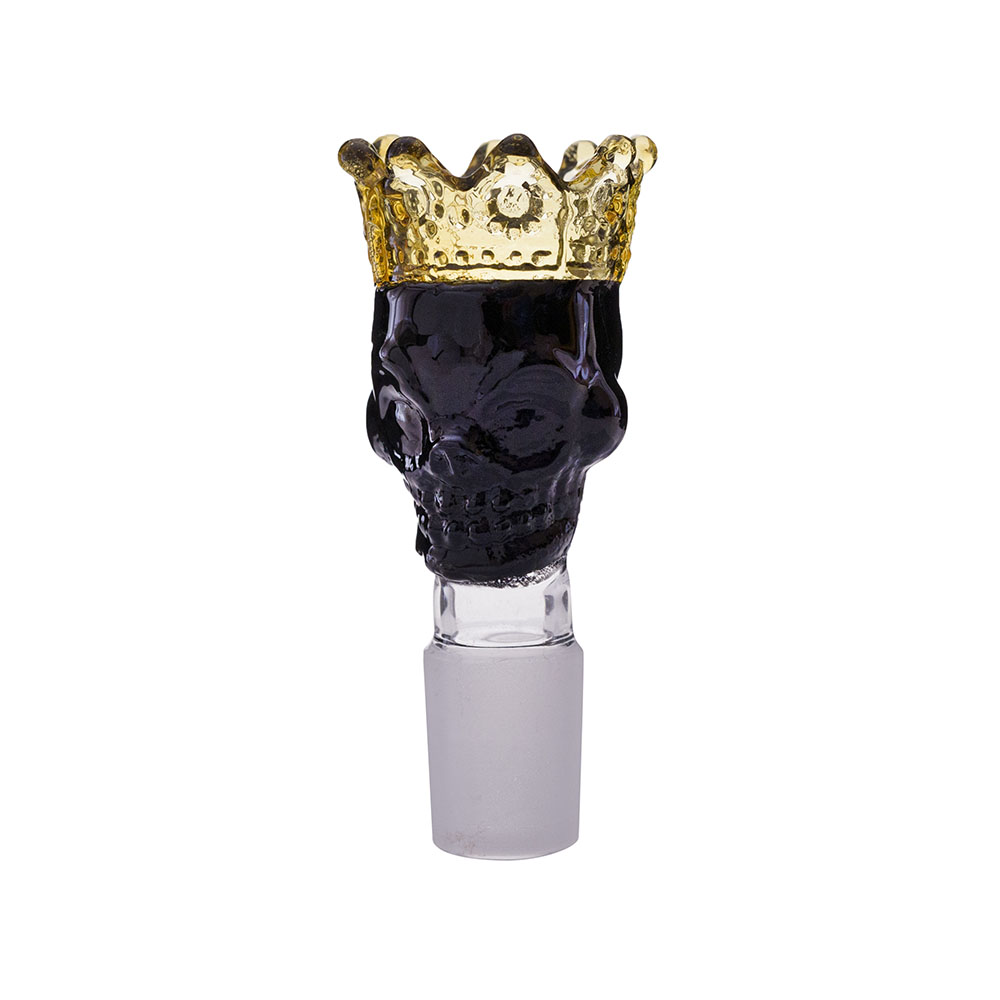 Колпак Glass Skull Gold Mix Color 18.8 мм