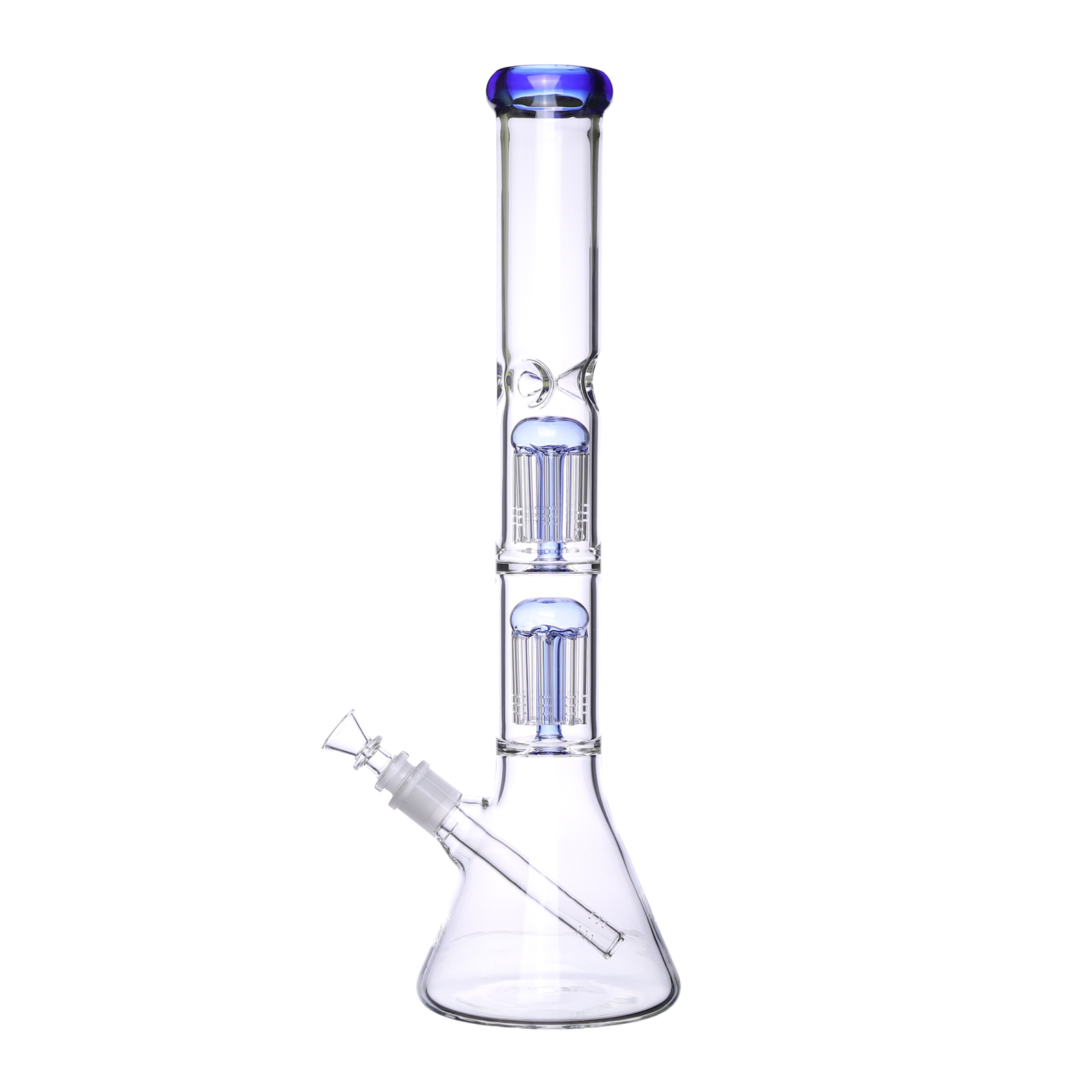Бонг Double Perc Blue