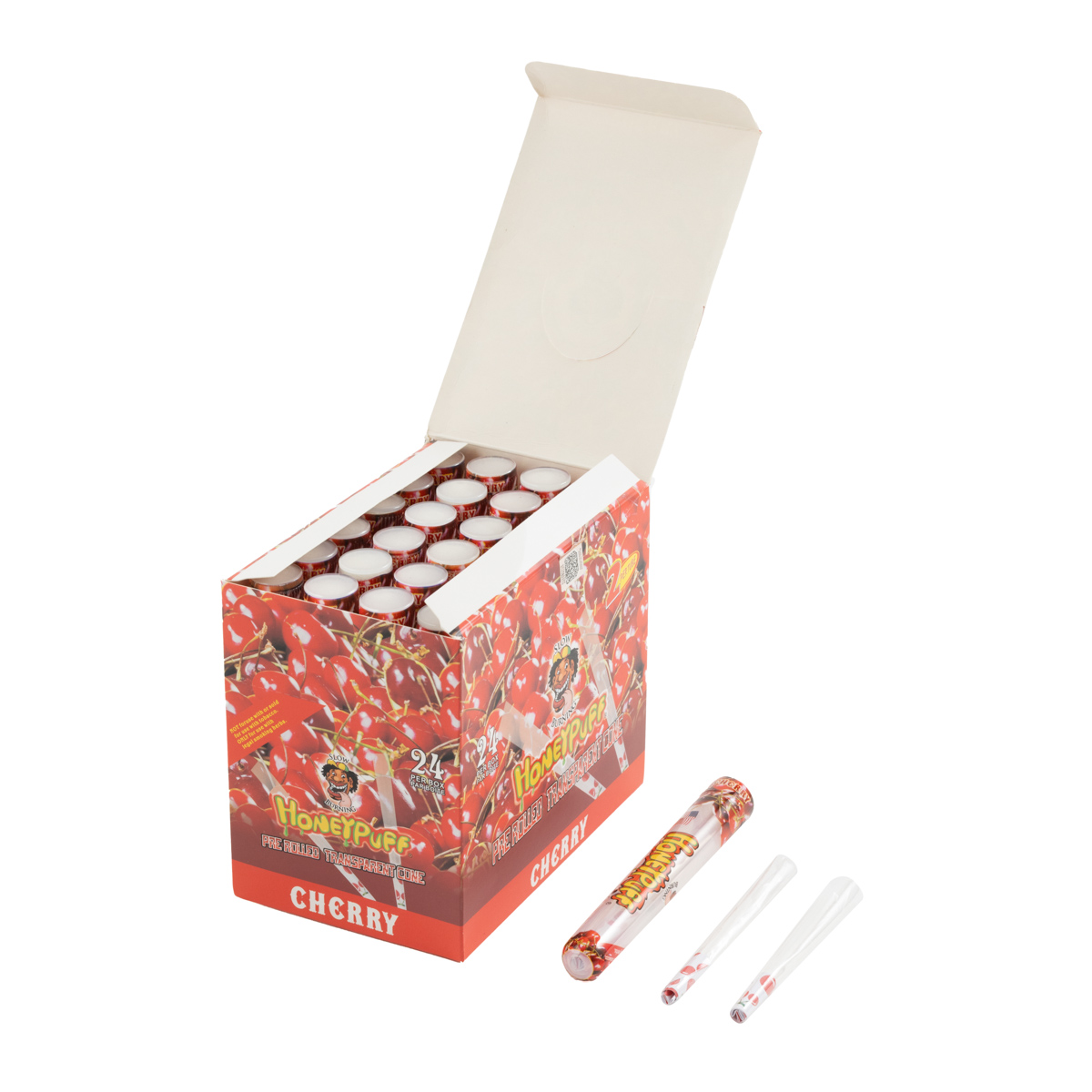 Конусы HoneyPuff Cherry 1¼  2 шт