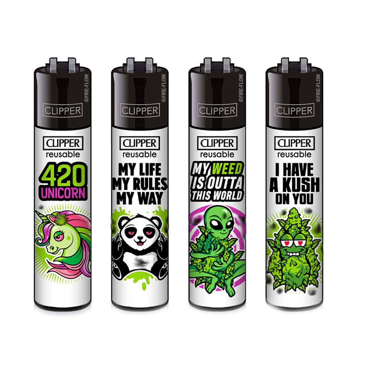 Зажигалка Clipper™ 420 Mix #4