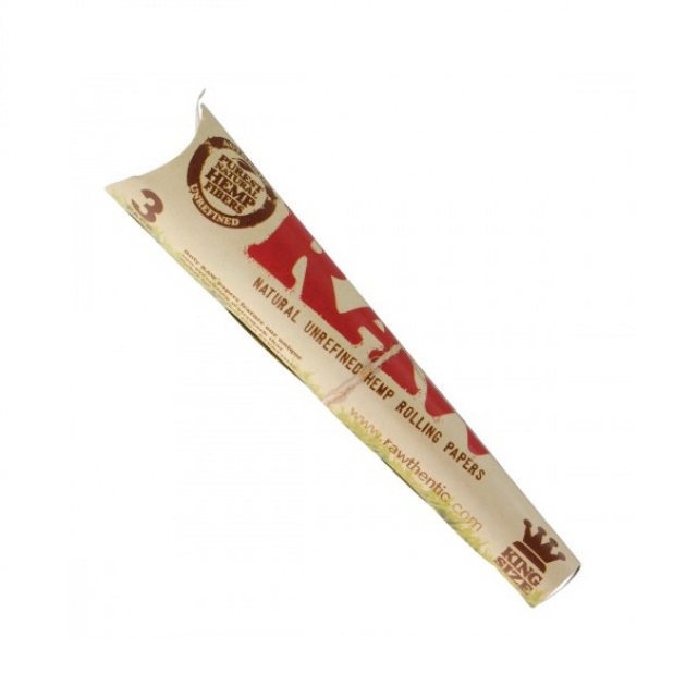 Конусы RAW Organic Hemp King-Size 3 шт