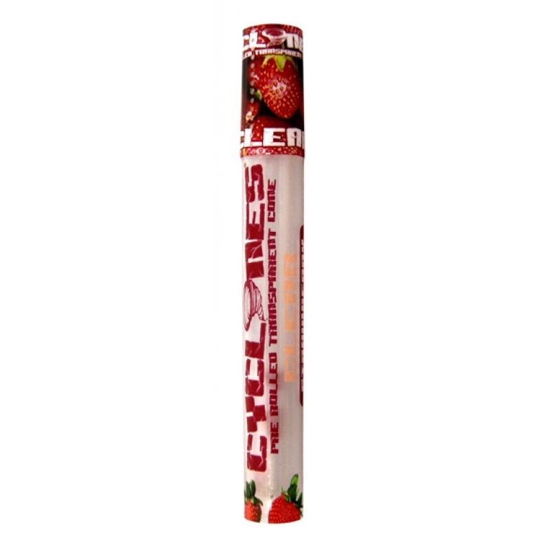 Конус в тубусе Cyclones Clear Strawberry