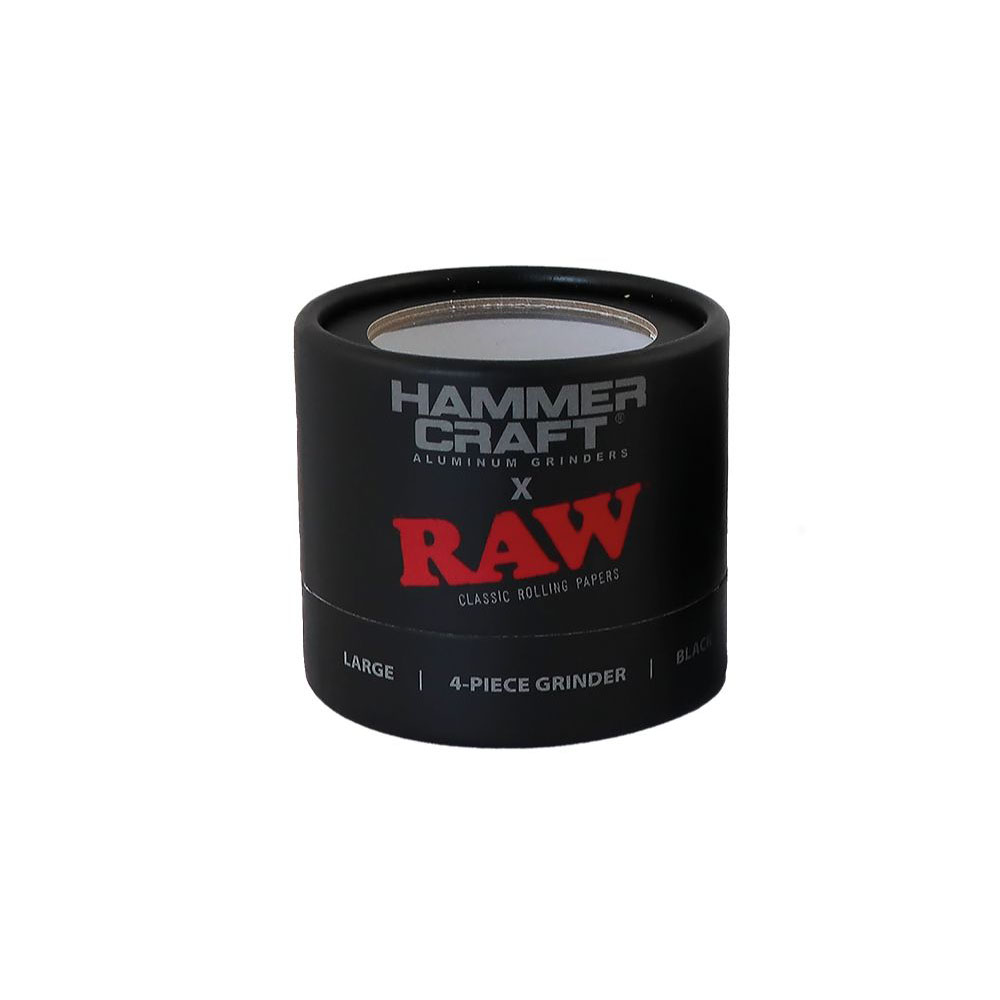 Гриндер RAW Hammer Craft Large Aluminium Black