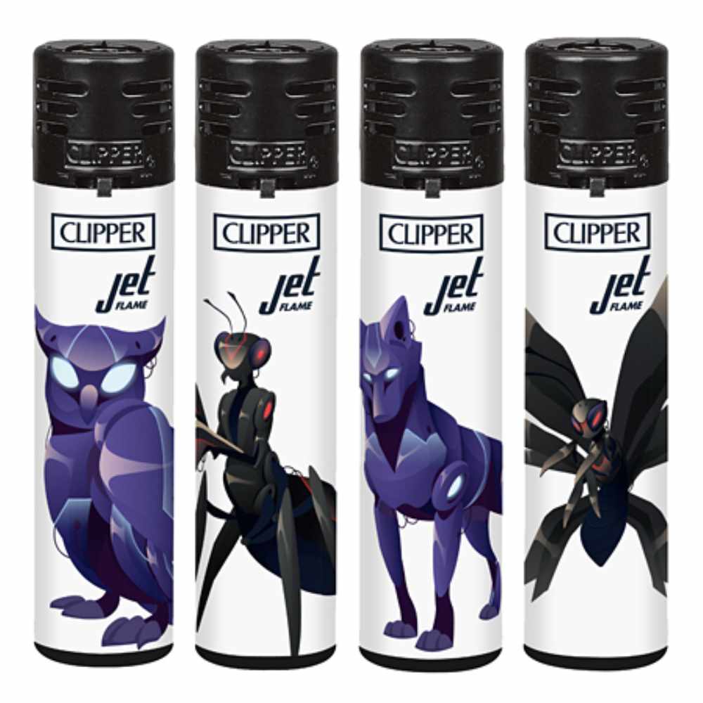 Зажигалка Clipper™ Jet Flame Animal Robots