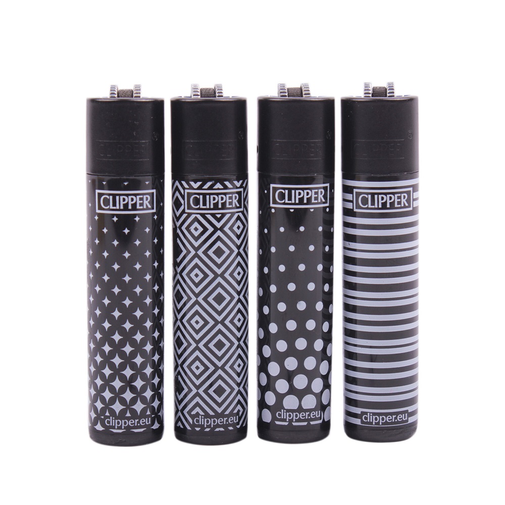 Зажигалка Clipper Black & White