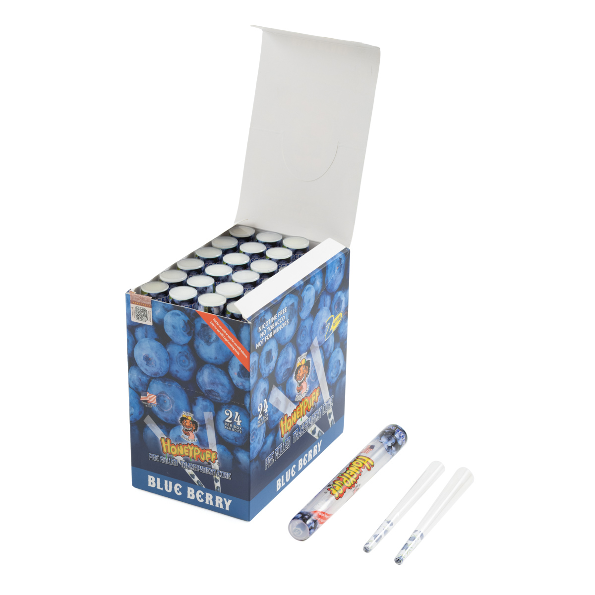 Конусы HoneyPuff Blueberry KS 2 шт