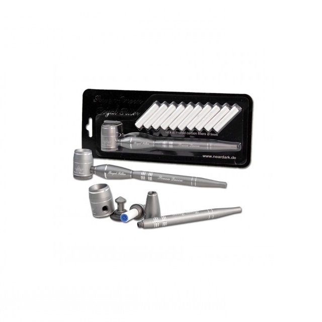 Трубка Black Leaf Screen Queen Grey + Royal фильтры