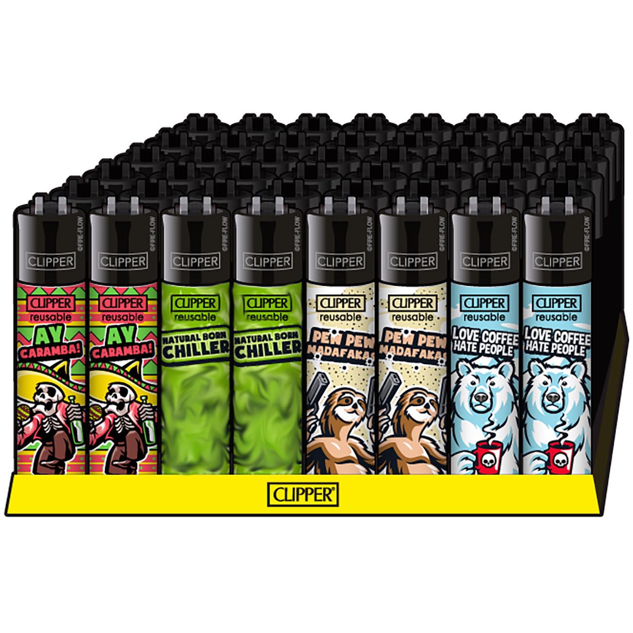 Зажигалка Clipper™ Mix Slogan #1