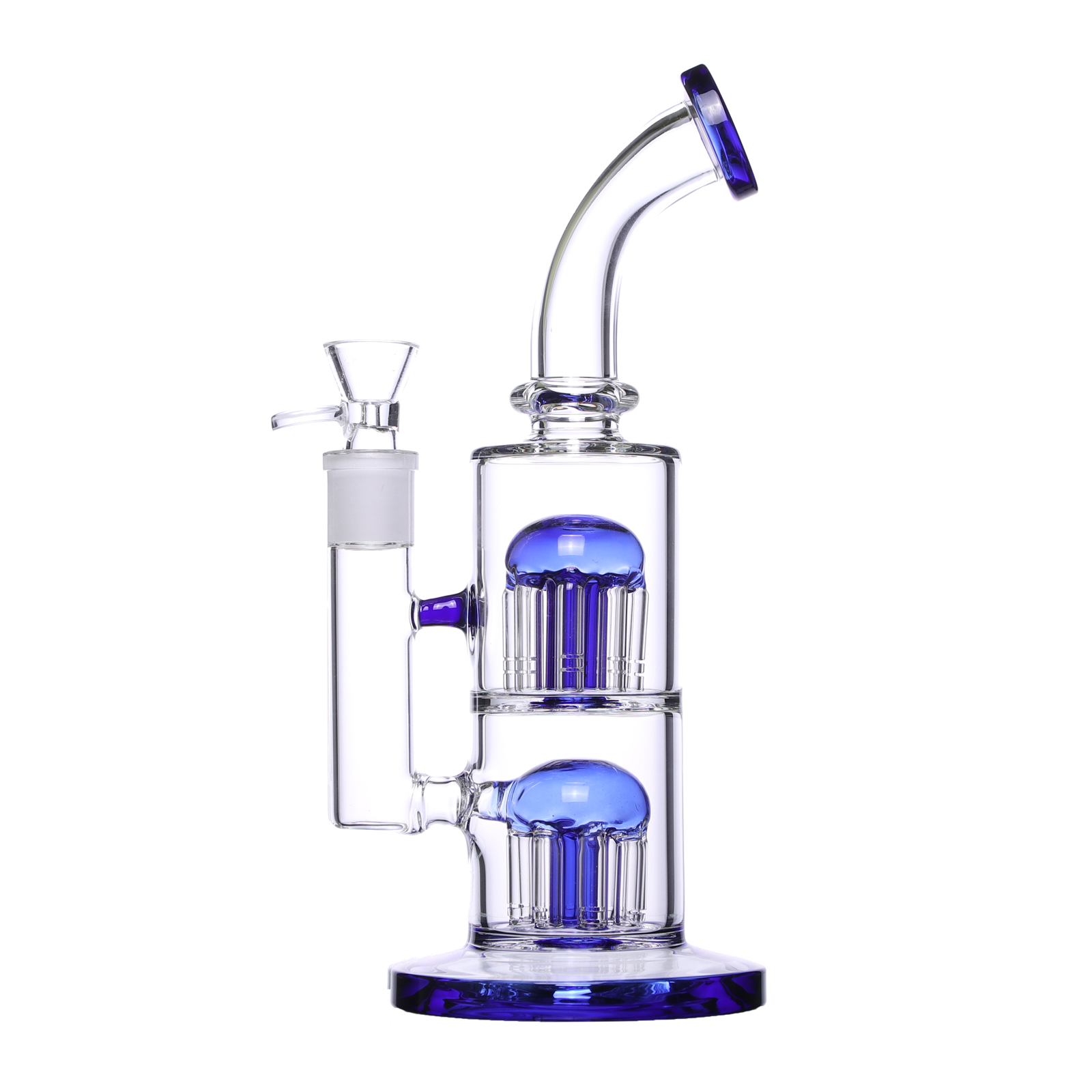 Бонг Phoenix Double Medusa Blue