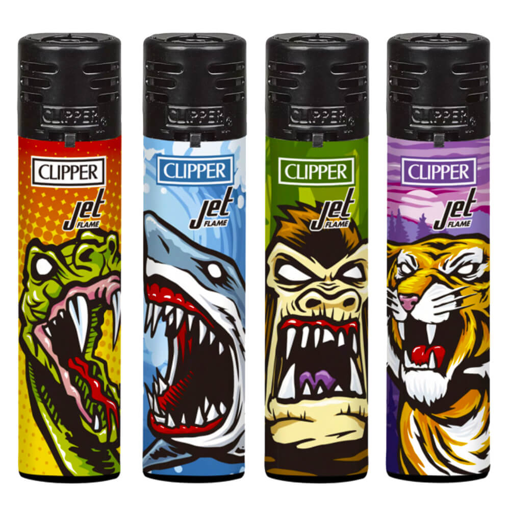 Зажигалка Clipper™ Jet Flame Horror Zoo