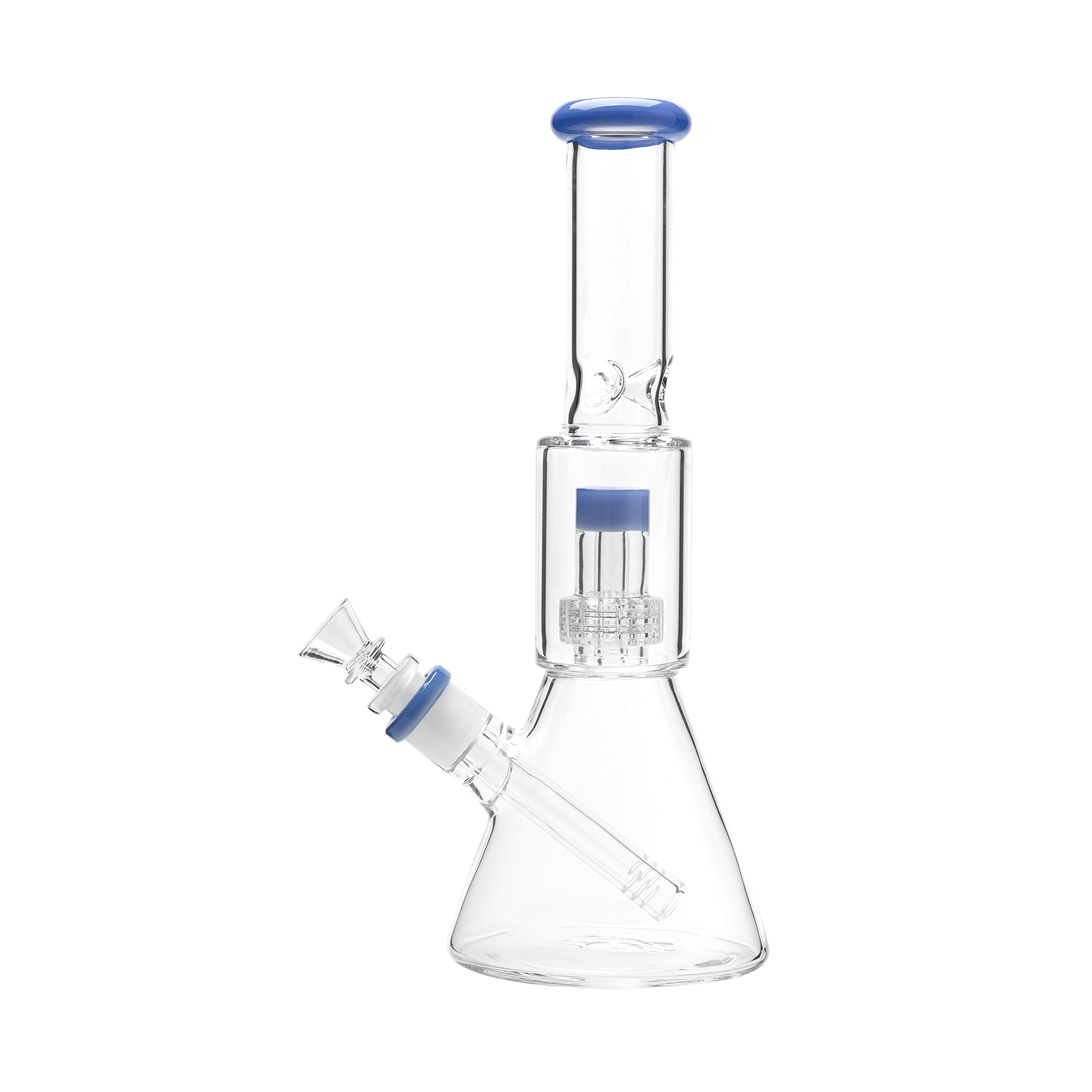 Бонг Phoenix Showerhead Beaker Milk Blue