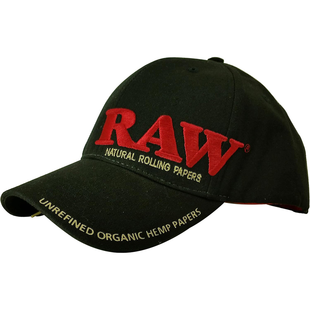 Кепка RAW Hat Black-Red with Pocket