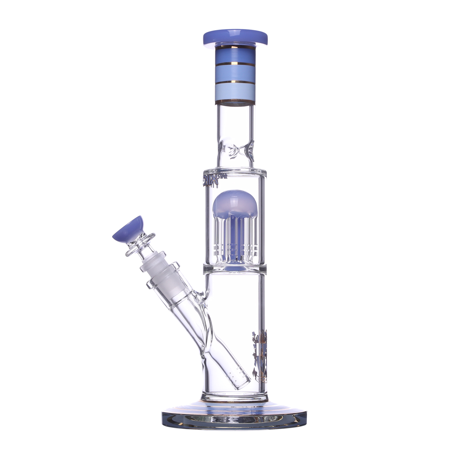 Бонг Phoenix Medusa Milk Blue