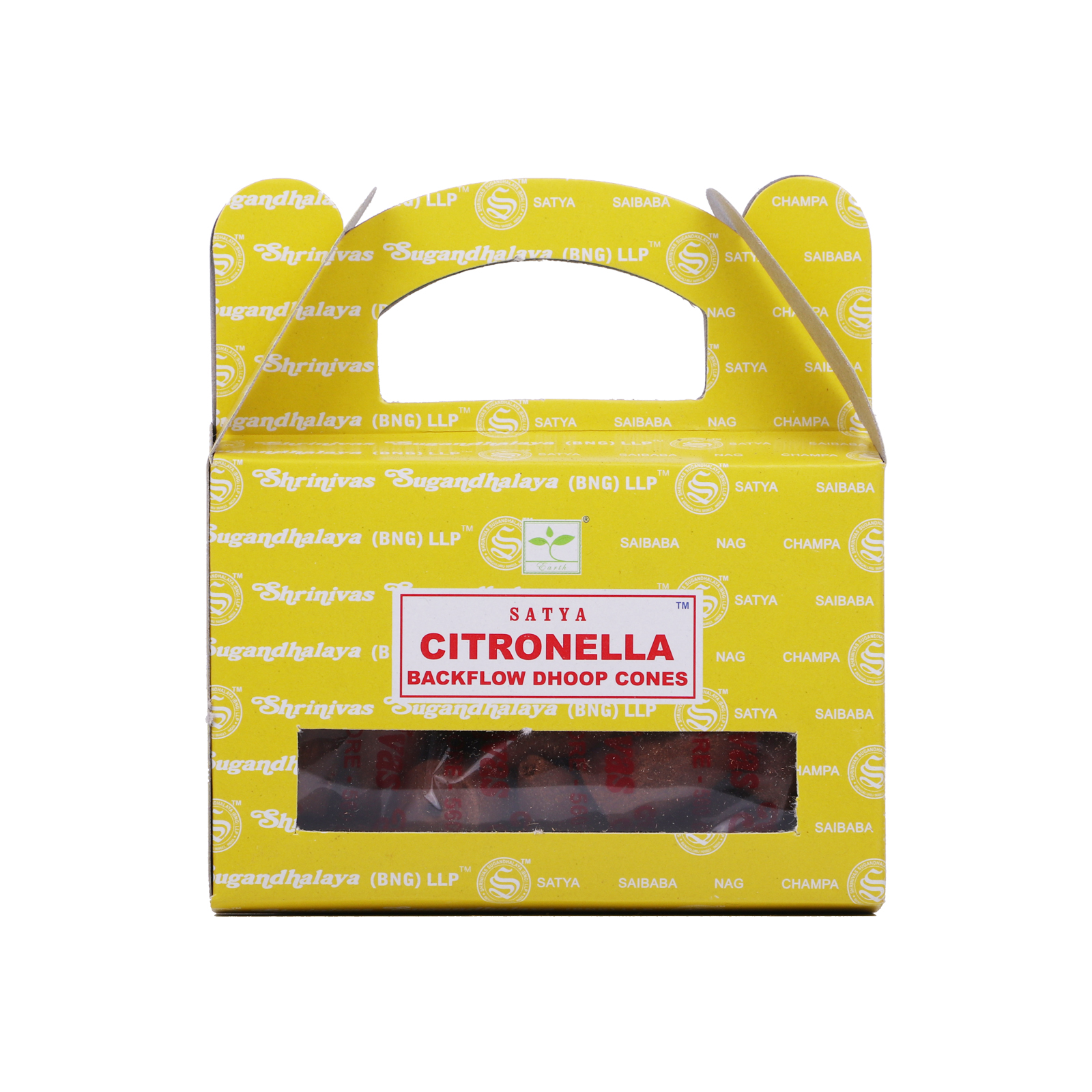 Благовония Satya Citronella Back Flow пули (Цитронелла) 100 гр