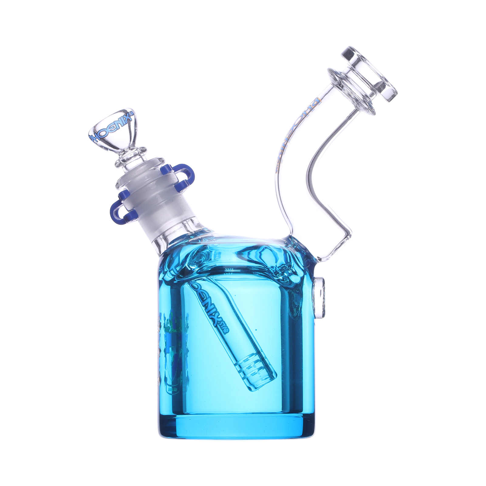 Бонг Phoenix Bubbler Logo Blue