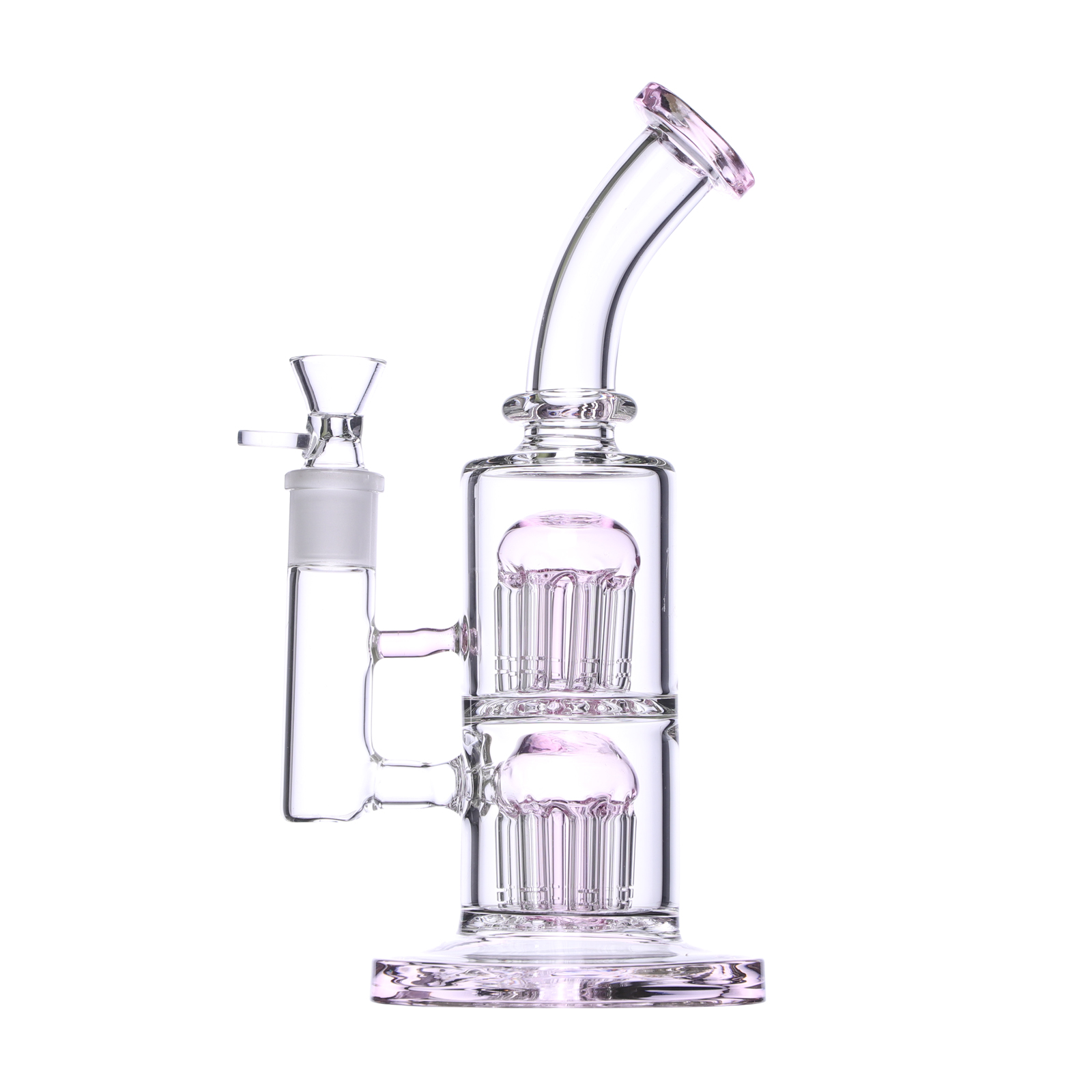 Бонг Phoenix Double Medusa Pink