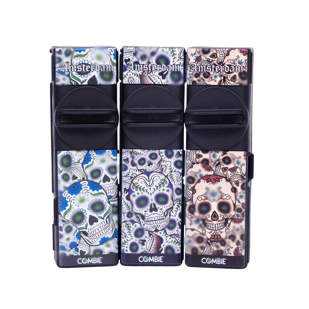 Бокс для бумажек Combie™ Mexican Skulls + гриндер