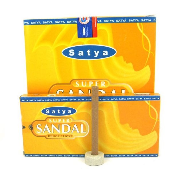 Благовония безосновные Satya Super Sandal (Сандаловое дерево) 30 гр
