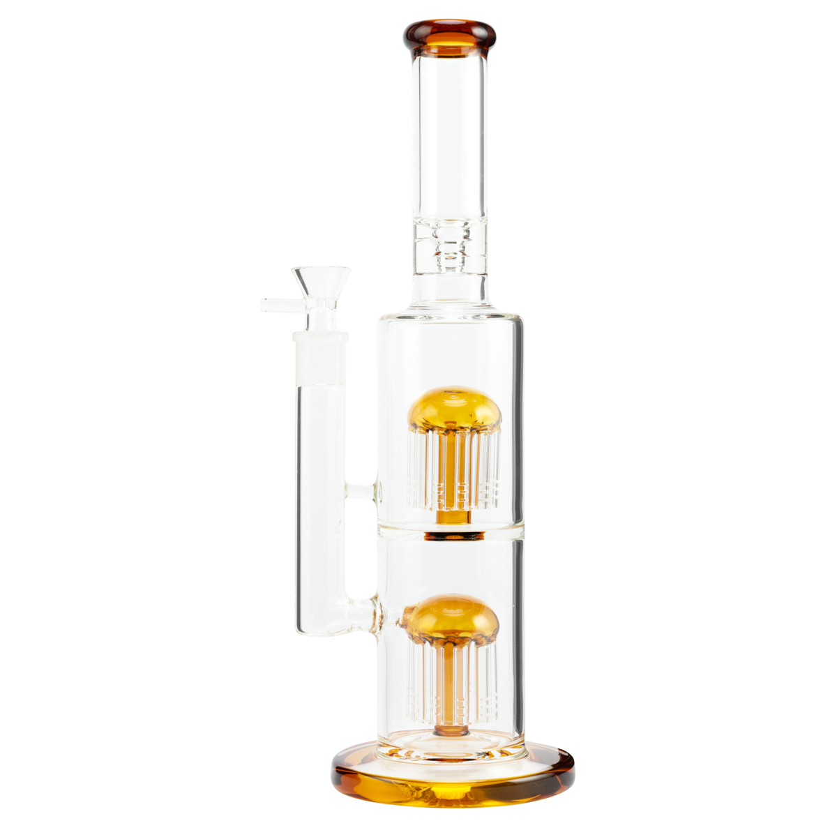 Бонг Phoenix Straight Double Tree Arm Amber