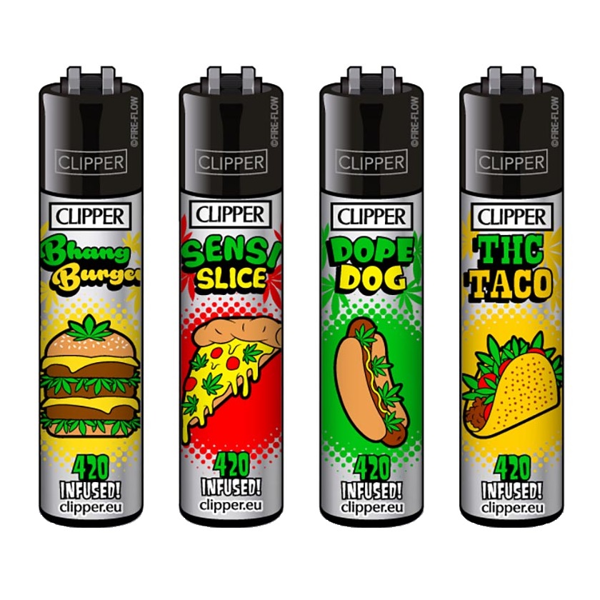 Зажигалка Clipper™ 420 Junk Food