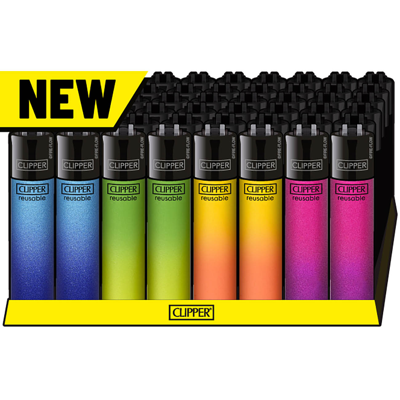 Зажигалка Clipper™ Metallic Gradient #4 