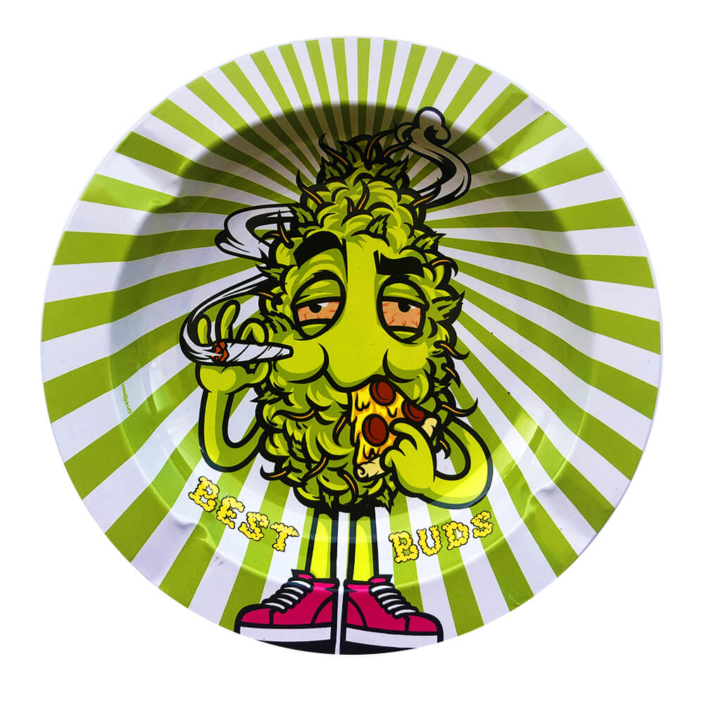 Пепельница Best Buds High Pizza металлическая