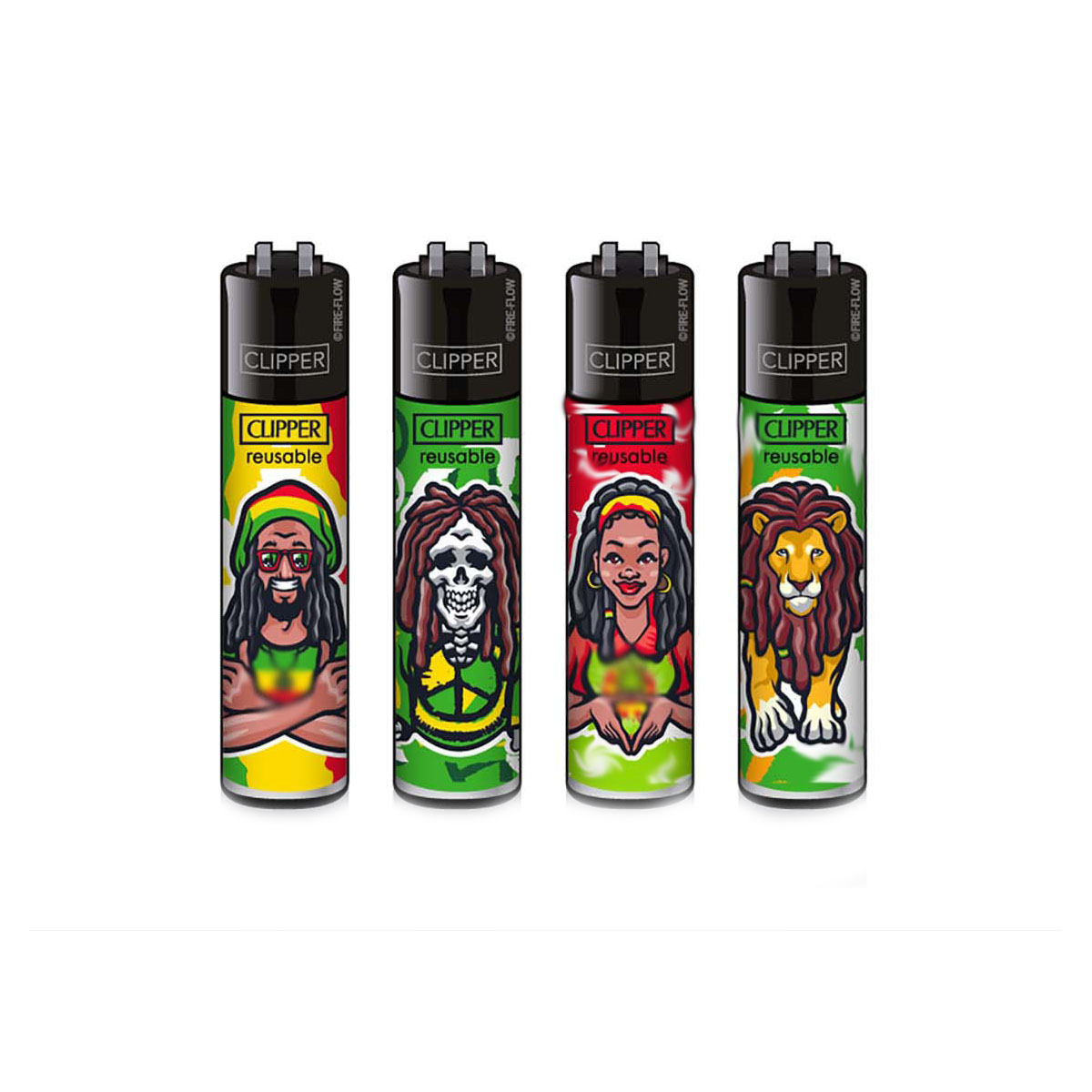 Зажигалка Clipper™ Rasta #2