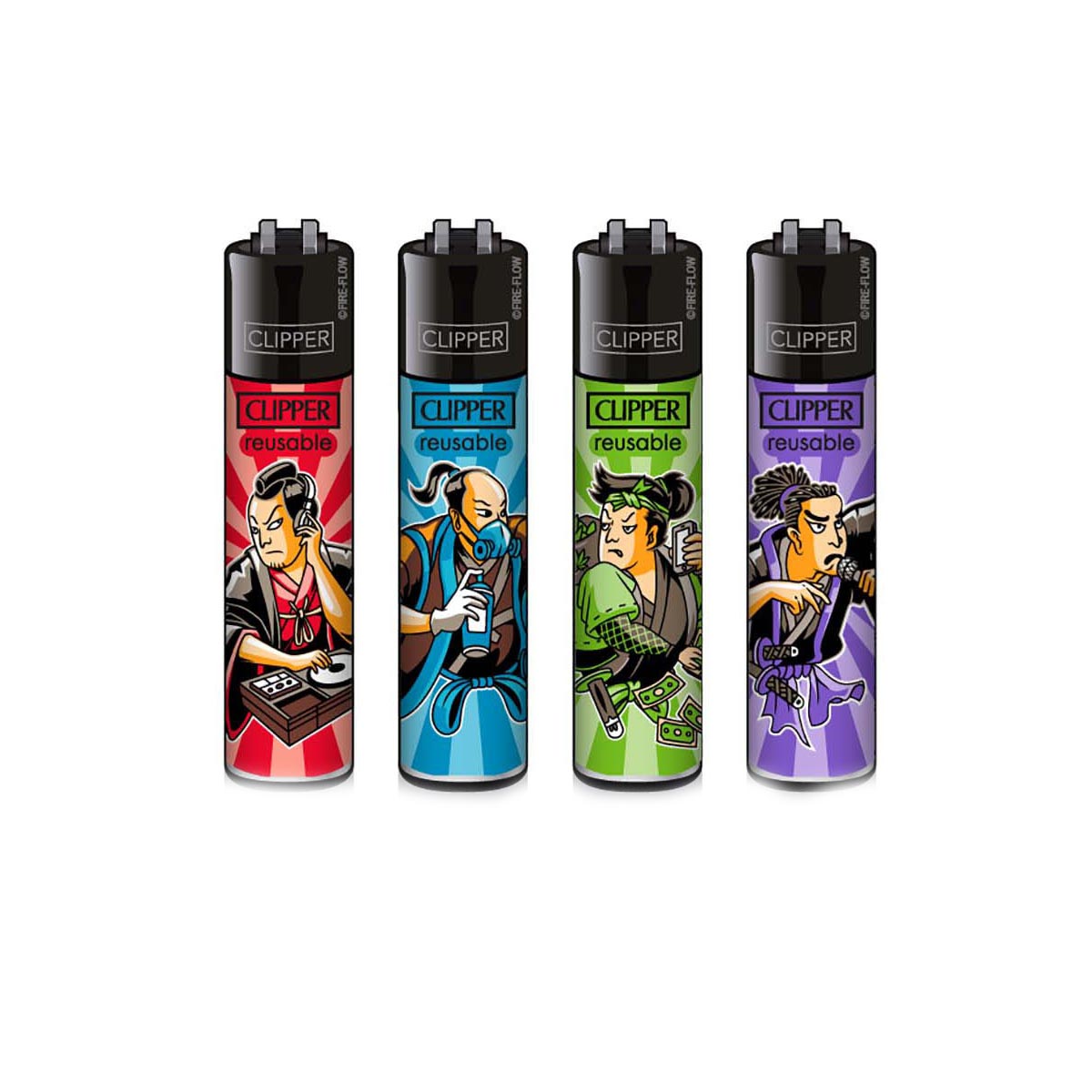 Зажигалка Clipper™ Urban Samurai