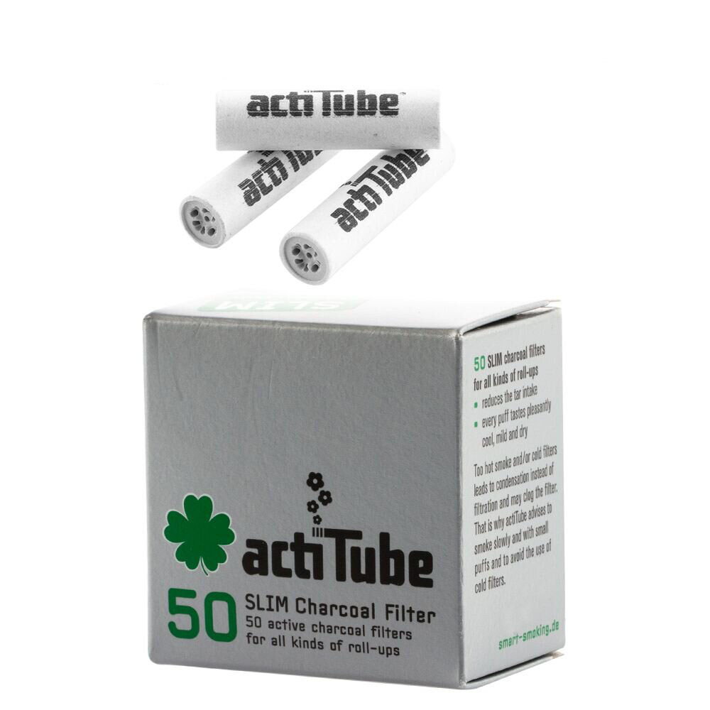 Фильтры угольные ActiTube Slim 7 мм 50 шт