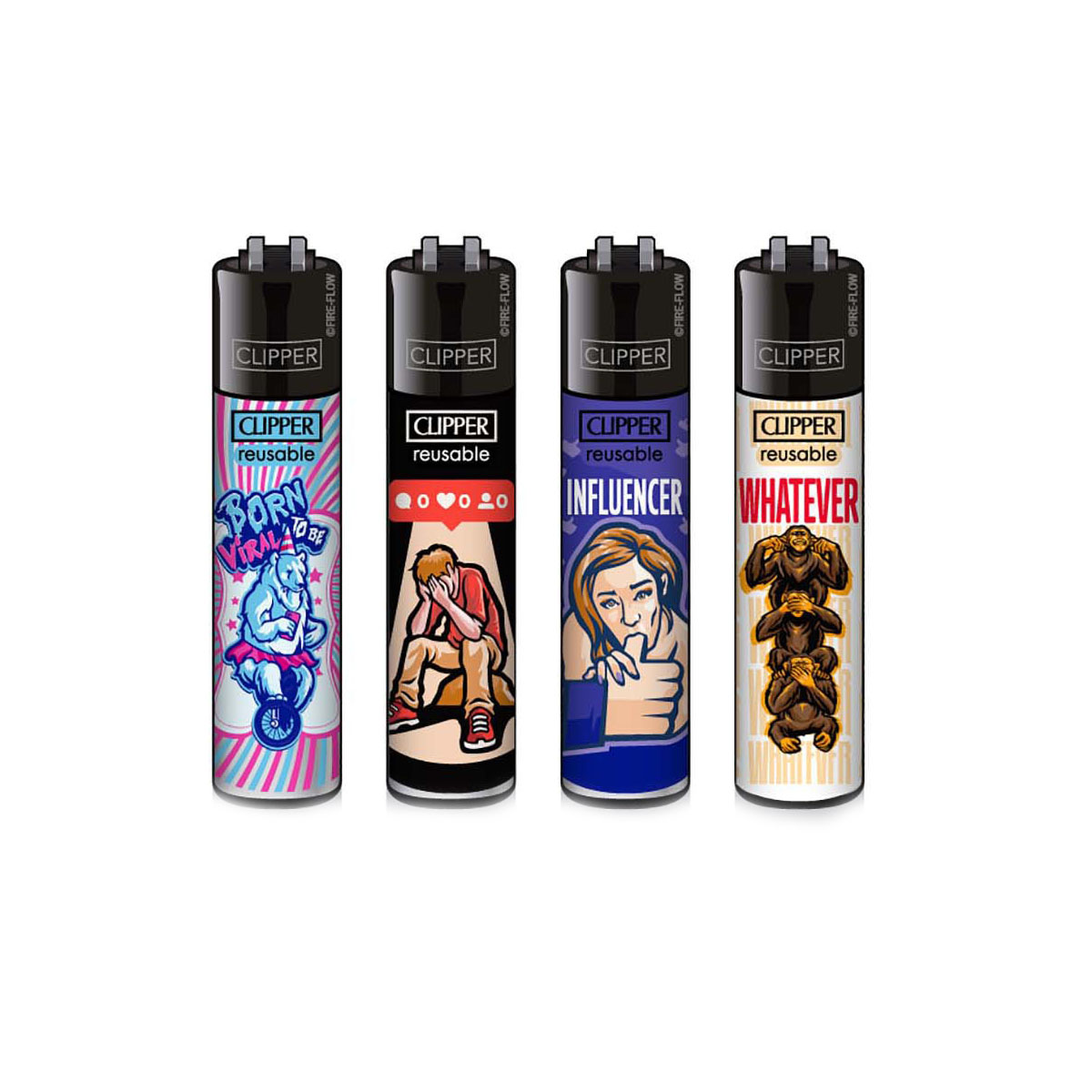 Зажигалка Clipper™ Social Media