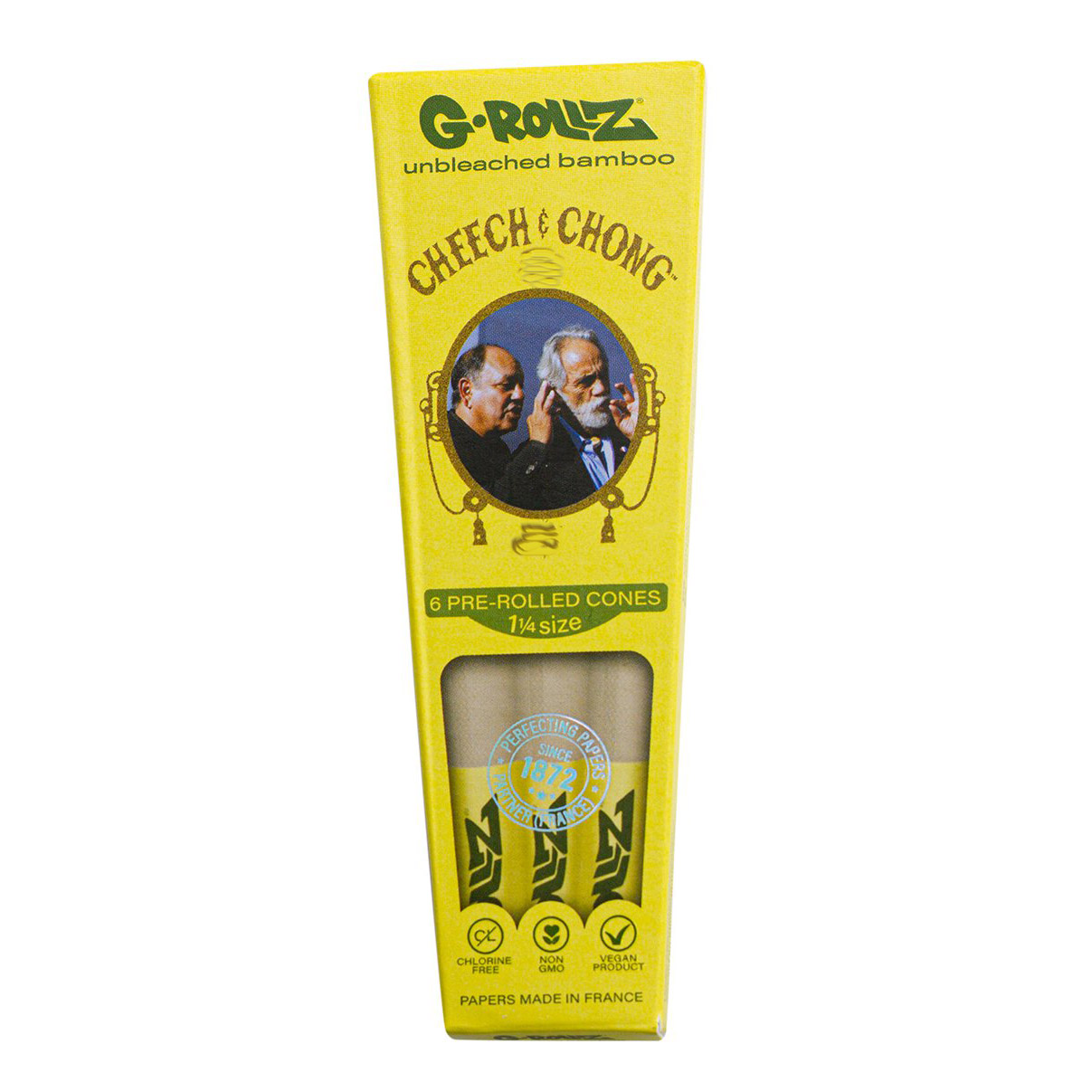 Конусы G-Rollz Cheech & Chong Bamboo 1¼  6 шт