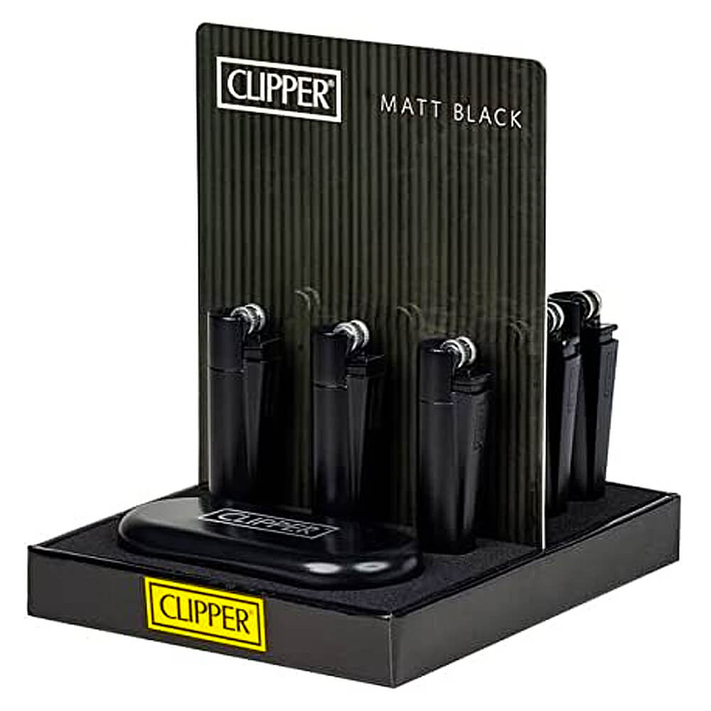Зажигалка Clipper™ Metal Matt Black Mini