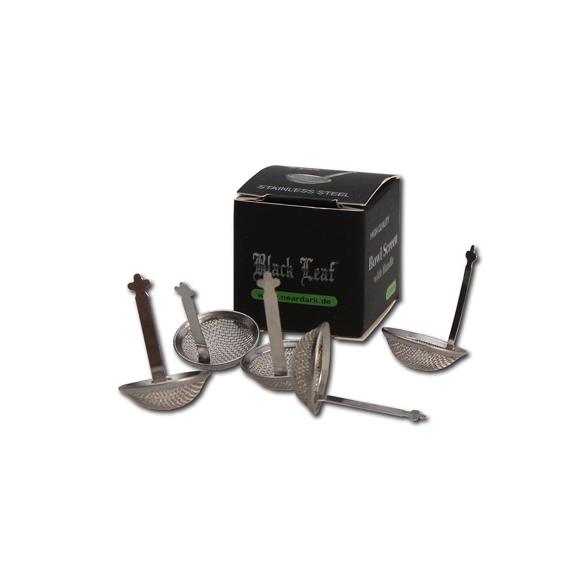 Сетки Black Leaf с окантовкой и ручкой 20 мм, 5 шт