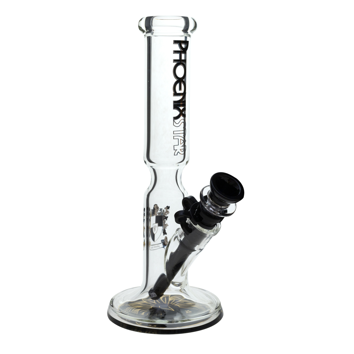 Бонг Phoenix Star Emblem Straight Black