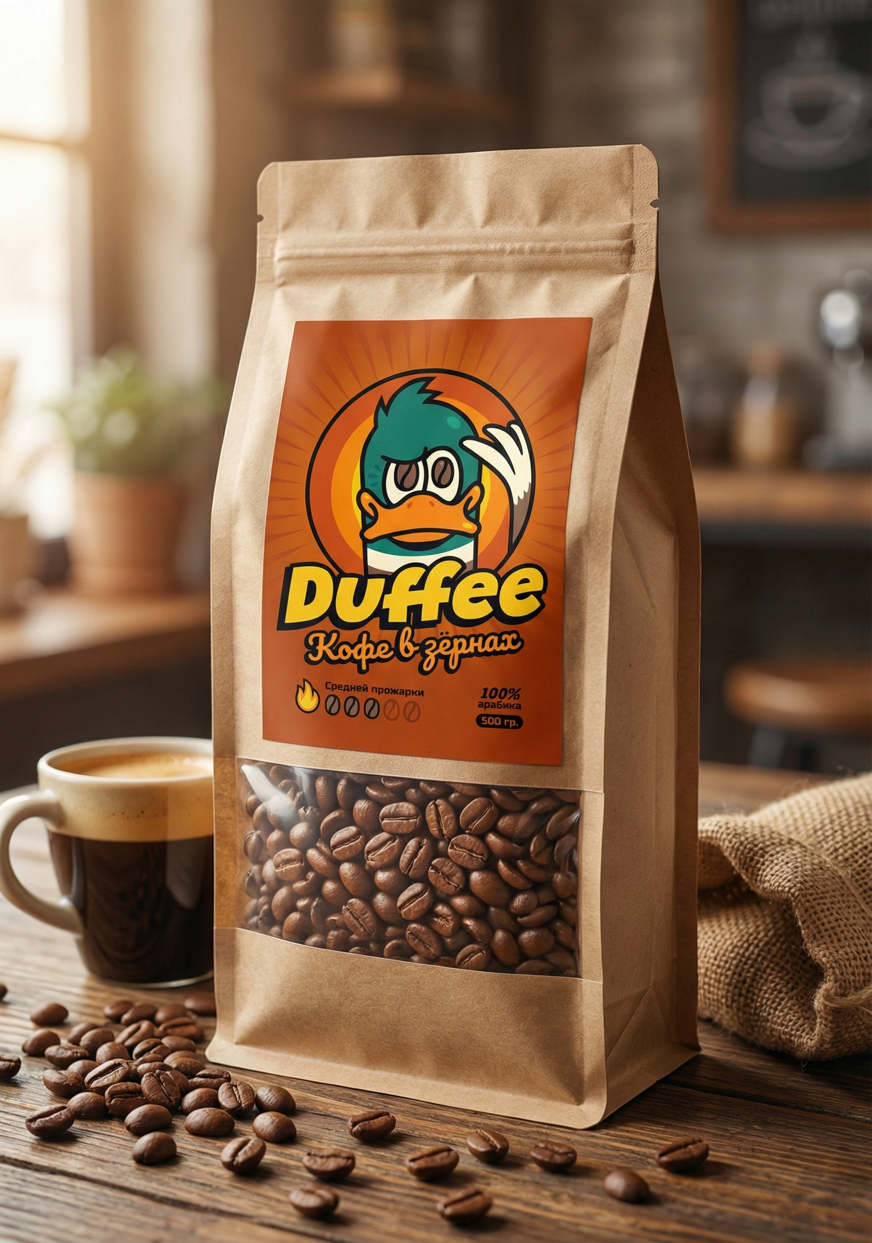 Кофе в зёрнах 500гр