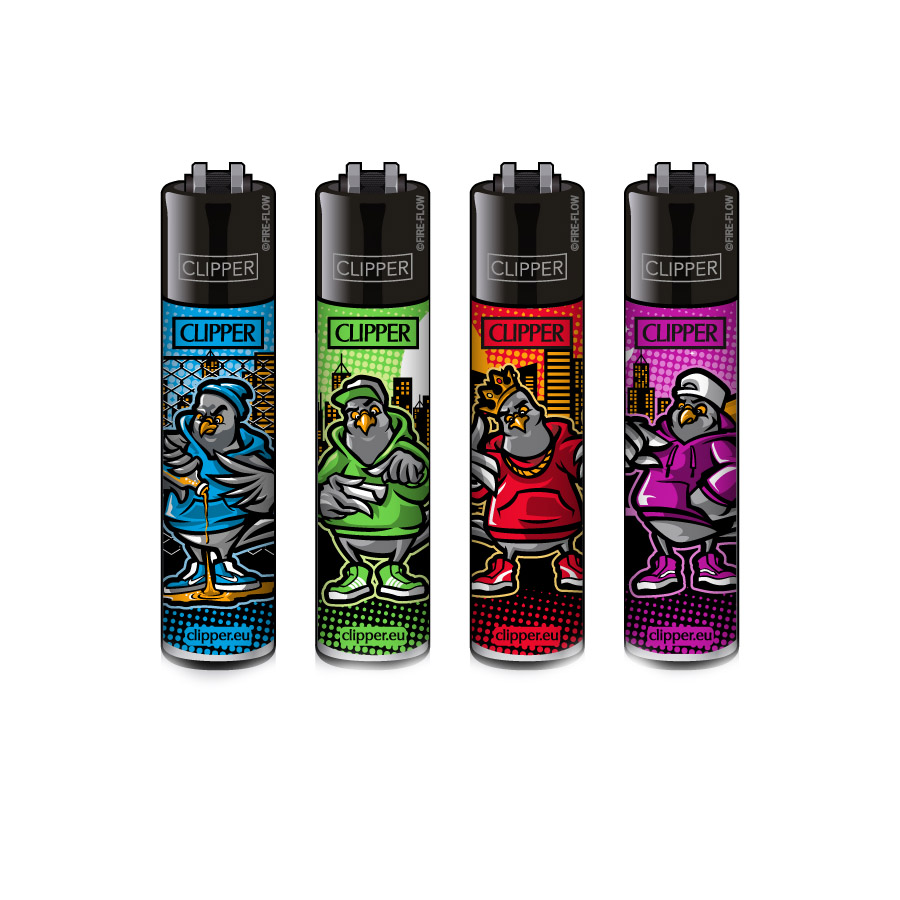 Зажигалка Clipper™ Dope Birds