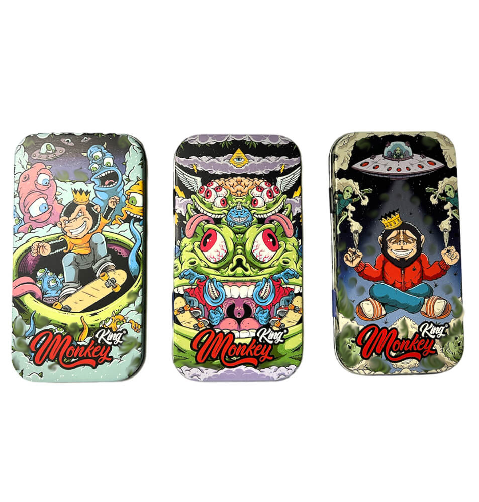 Контейнер Monkey King Tin Metal Box Space Edition