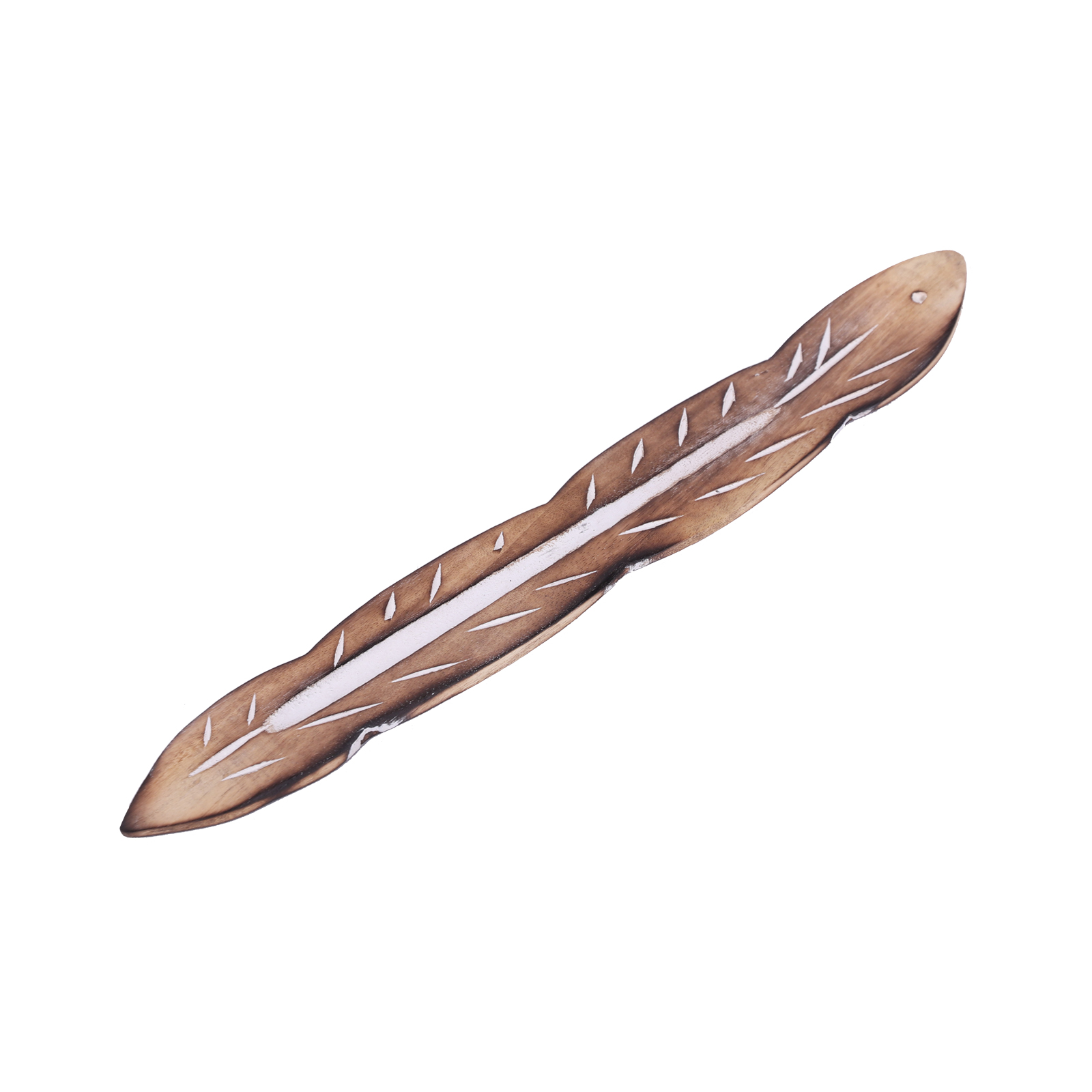 Подставка для благовоний Лист деревянная