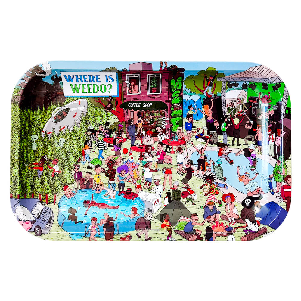 Поднос Best Buds Where is Weedo Medium 27.5 x 17.5 см