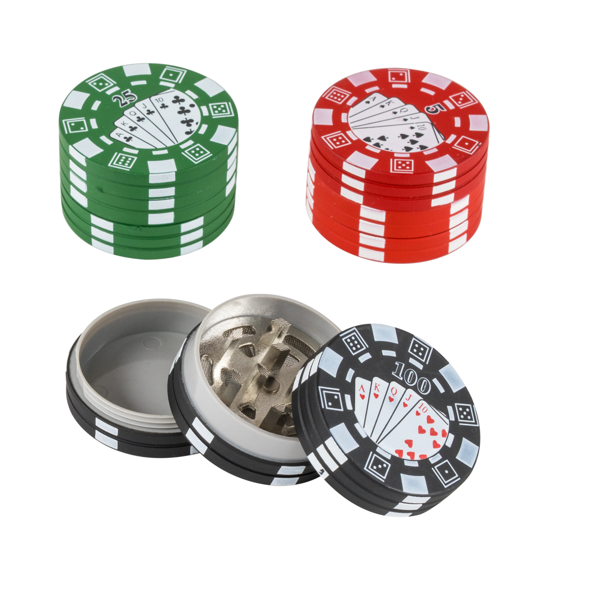 Гриндер Poker Acrylic Metal Mix