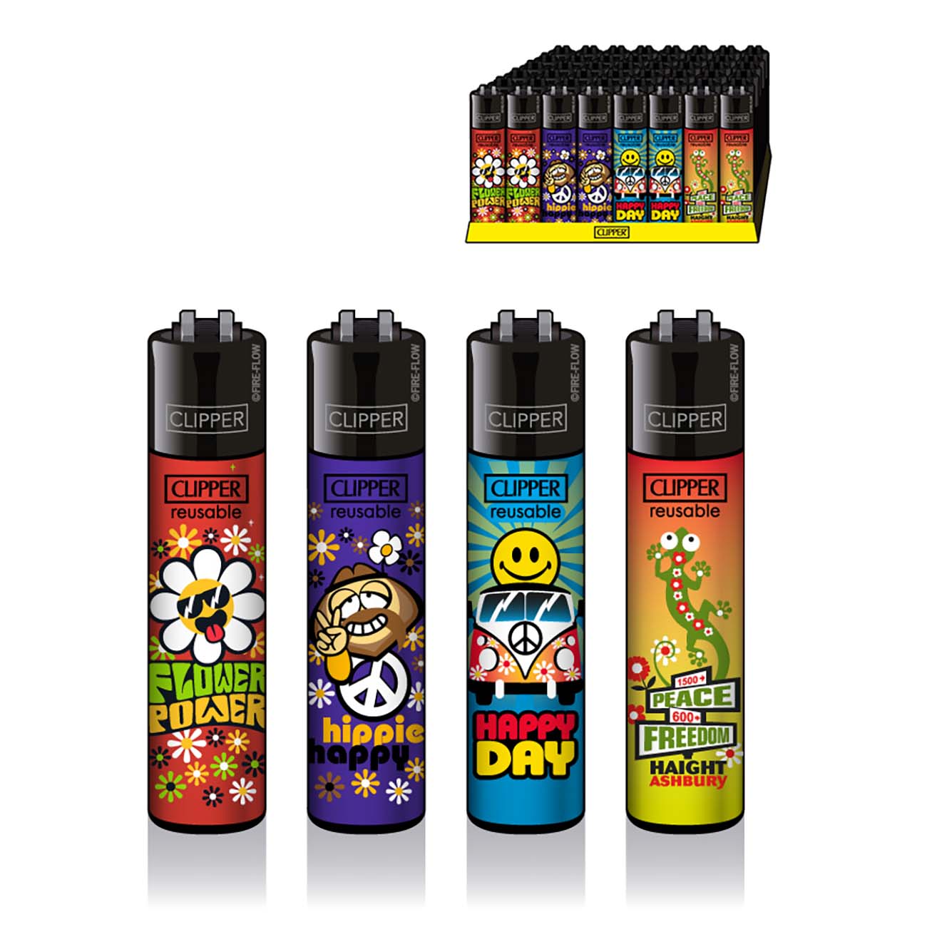 Зажигалка Clipper™ Hippie #15