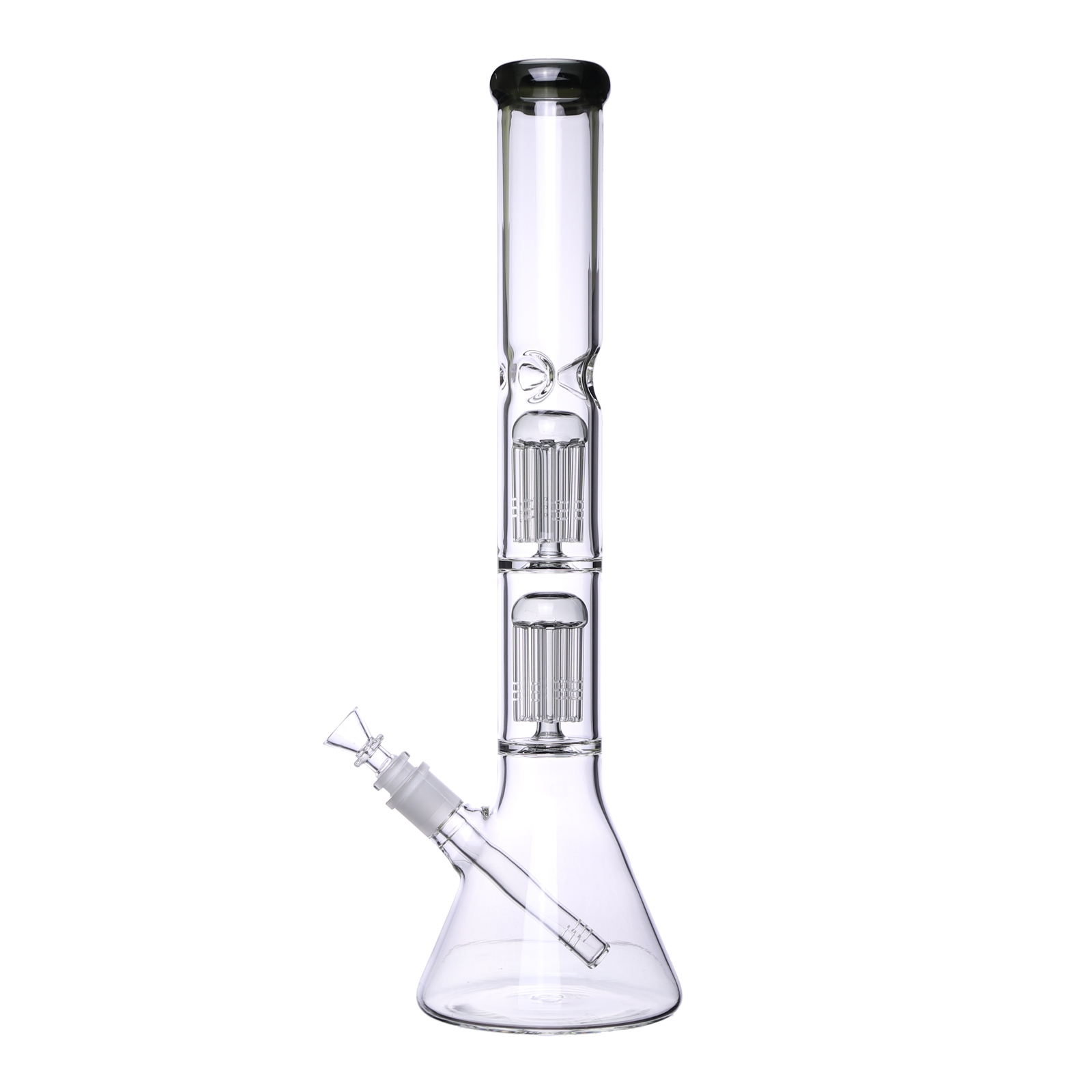 Бонг Double Perc Grey
