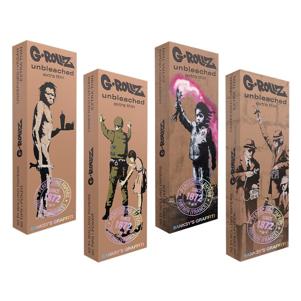 Бумажки G-Rollz Banksy's Graffiti Extra Thin 1¼