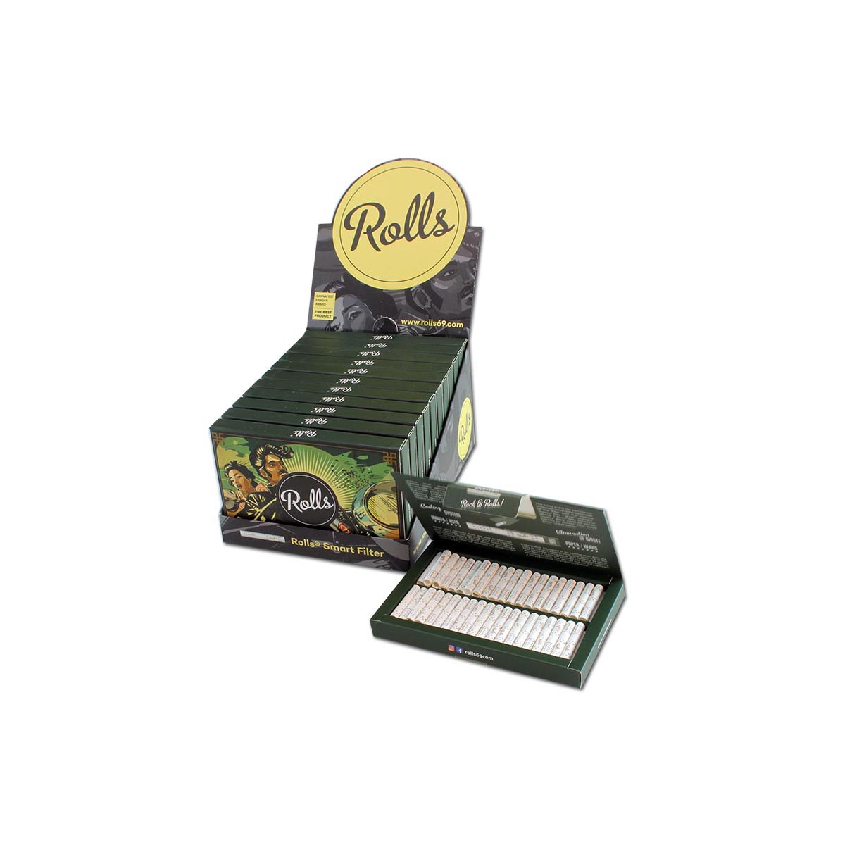 Фильтры Rolls Smart XL VIP 6 мм 80 шт