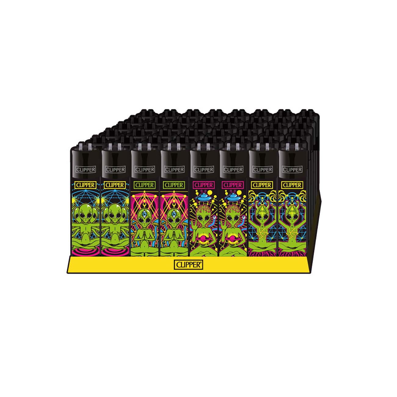 Зажигалка Clipper™ Trippy Aliens