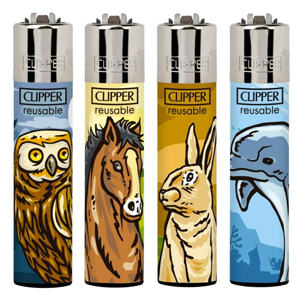 Зажигалка Clipper™ Mini Lighters Free Animals 2