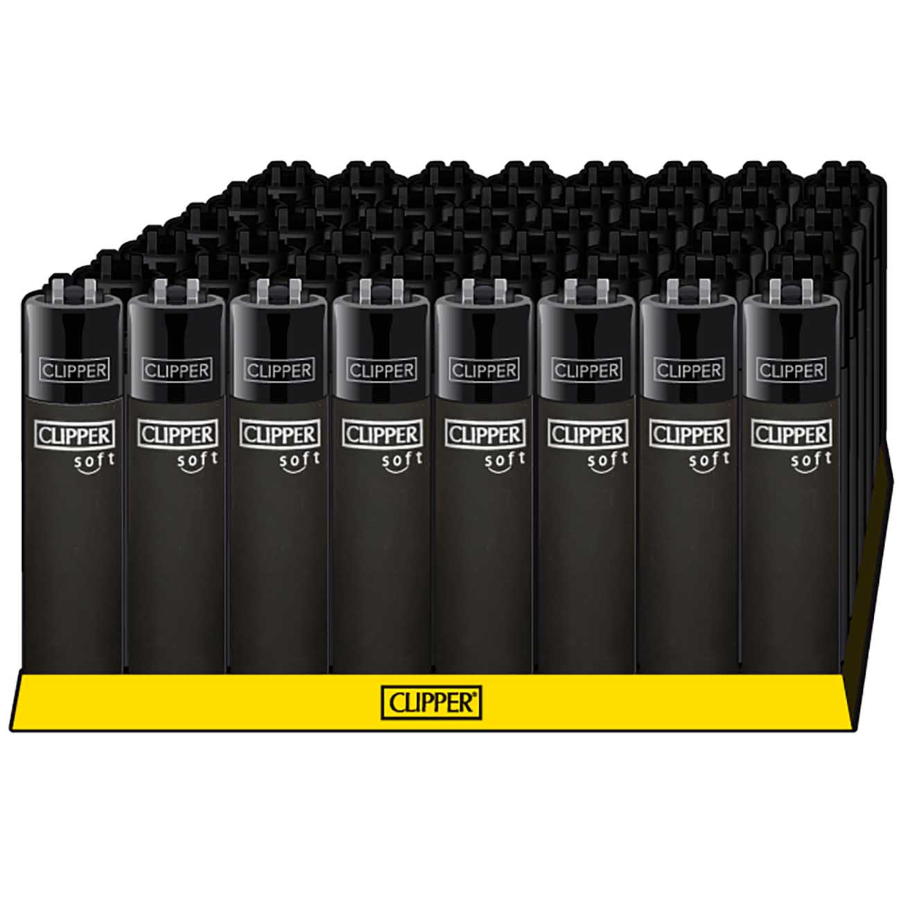 Зажигалка Clipper™ Soft Touch All Black